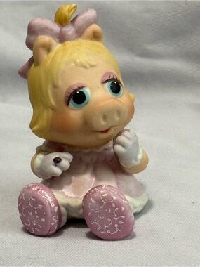 Vintage 1983 Enesco Jim Henson’s Muppet Babies Miss Piggy Figurine